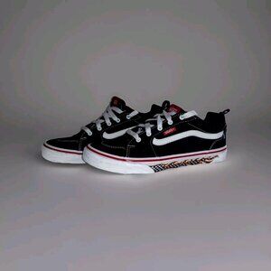 Vans Kids Filmore Flames Canvas Sneakers Size 5